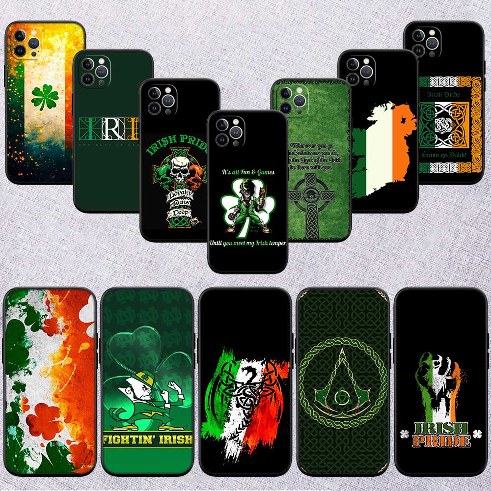 Phone Cases Ireland - HY13 アイルランド イルランド国旗 シェル型スマホケース Samsung Galaxy