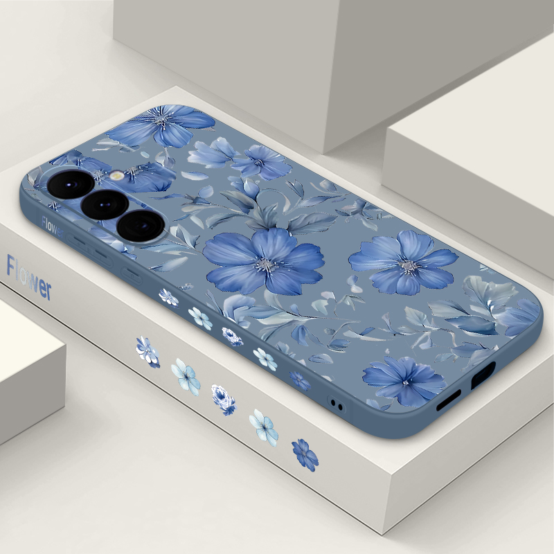 Phone Cases Galaxy A16 5G - 花柄植物模様スマホケース Samsung Galaxy S26 S25 S24