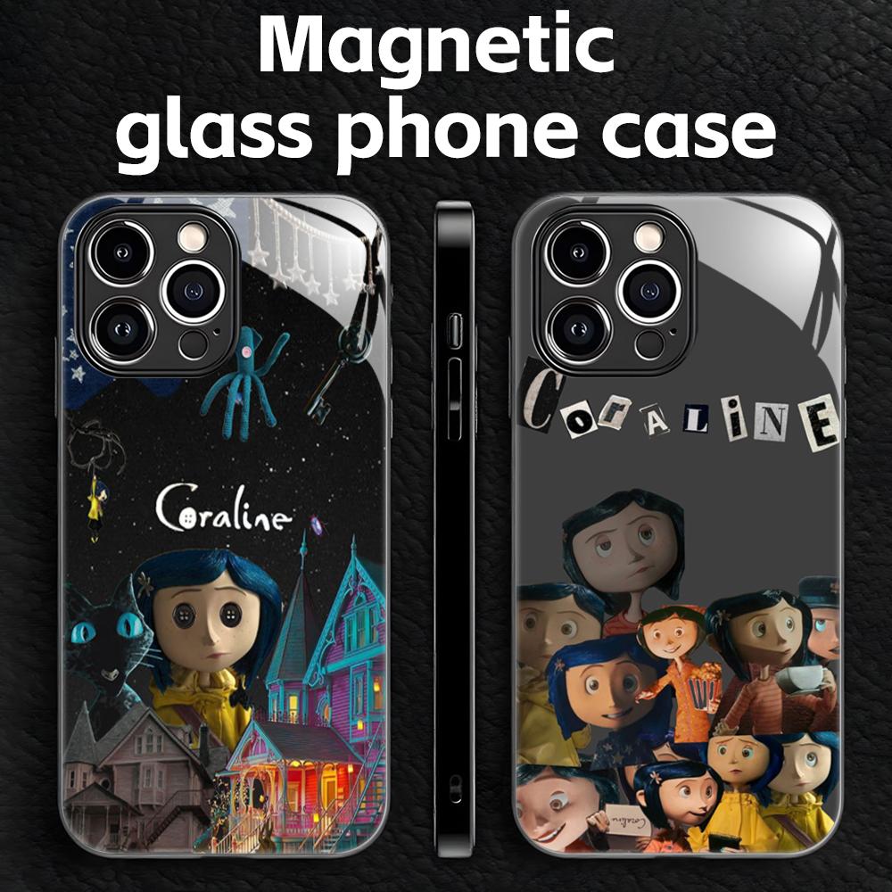 Phone Cases For Iphone 16 - C-coralines iPhone18、17、16、15、14、13、12、11、X、XR、XS Plus、Mini、Pro Max対応、ガラス製、磁石内蔵のスマートフォンケース