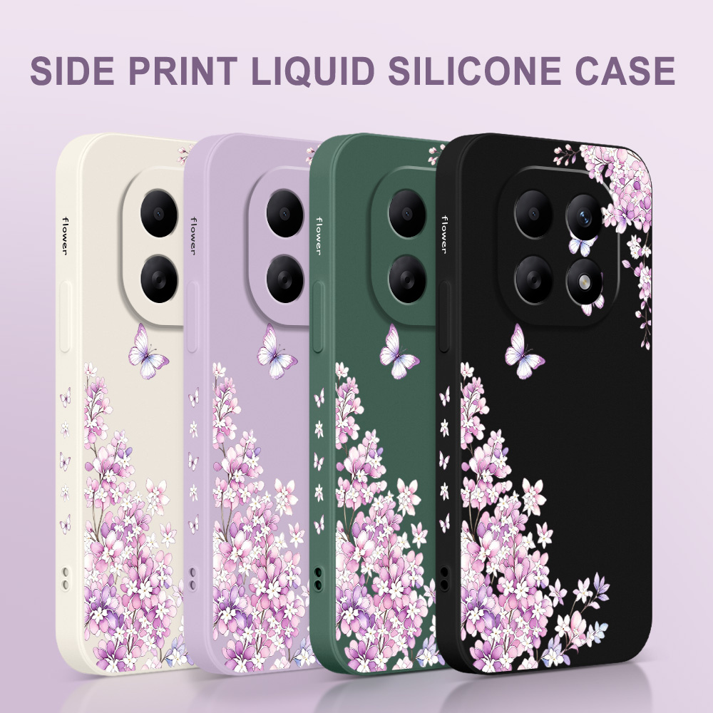 バイオレットフローラル柄のXiaomi Redmi Note - Phone Cases Xiaomi 15 のレビューと価格