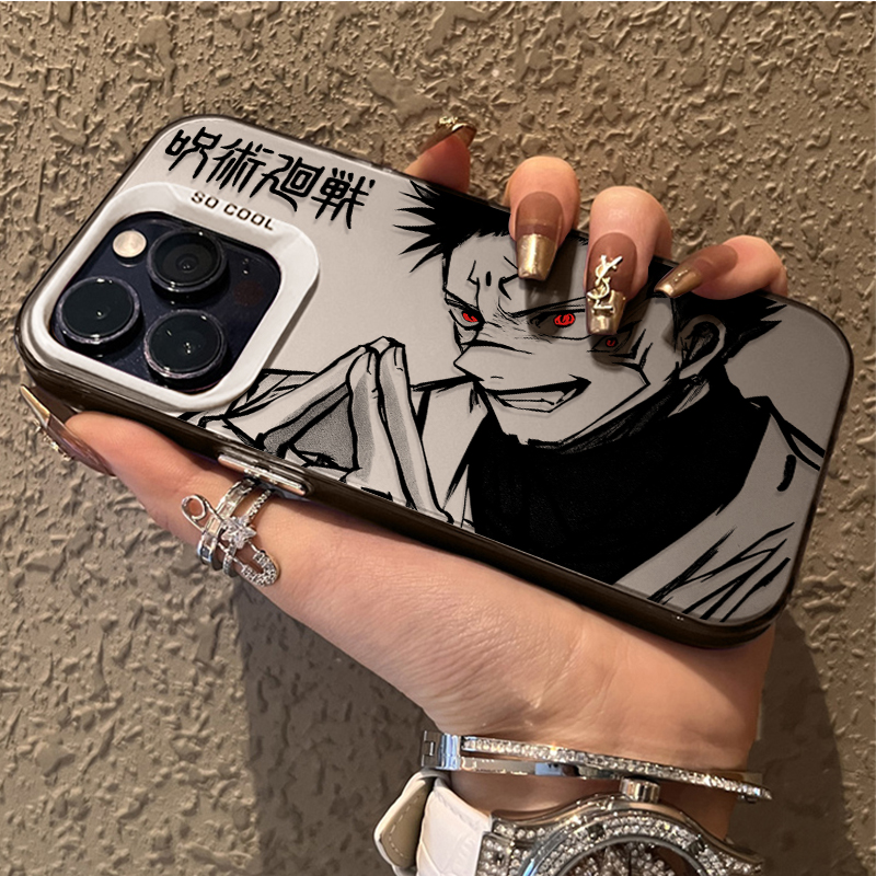 呪術廻戦 ホット ゴジョ・サトル ライン柄 スマホケース X - Phone Cases Jujutsu Kaisen のレビューと価格