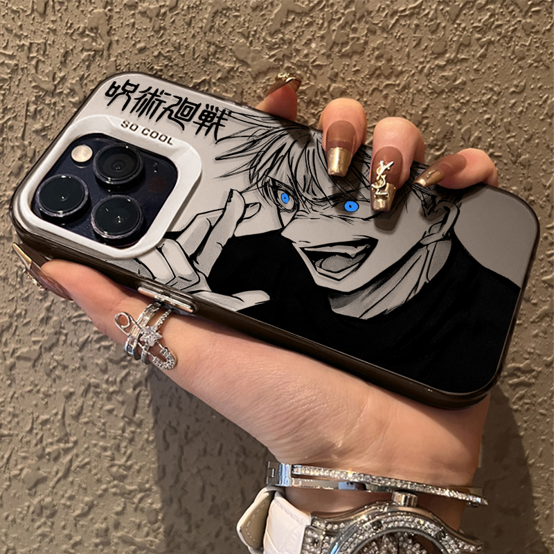 呪術廻戦 ホット ゴジョ・サトル ライン柄 スマホケース X - Phone Cases Jujutsu Kaisen のレビューと価格