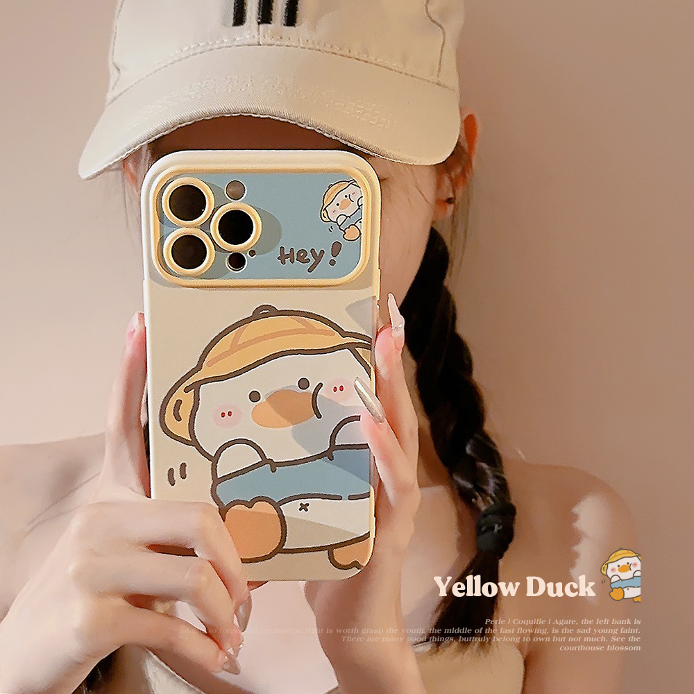 韓国漫画の黄色いアヒル柄iPhoneケース iPhone 1 - Phone Cases Xr Iphone のレビューと価格