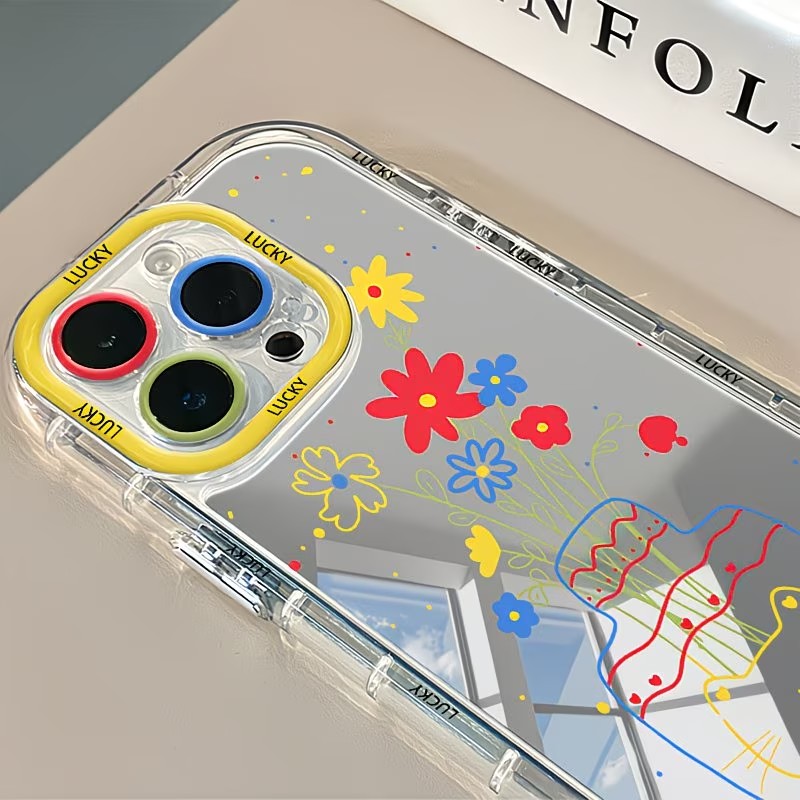 夏のデイジー柄、猫の絵が描かれた花瓶デザインのスマートフォン - Phone Cases Xr Iphone のレビューと価格