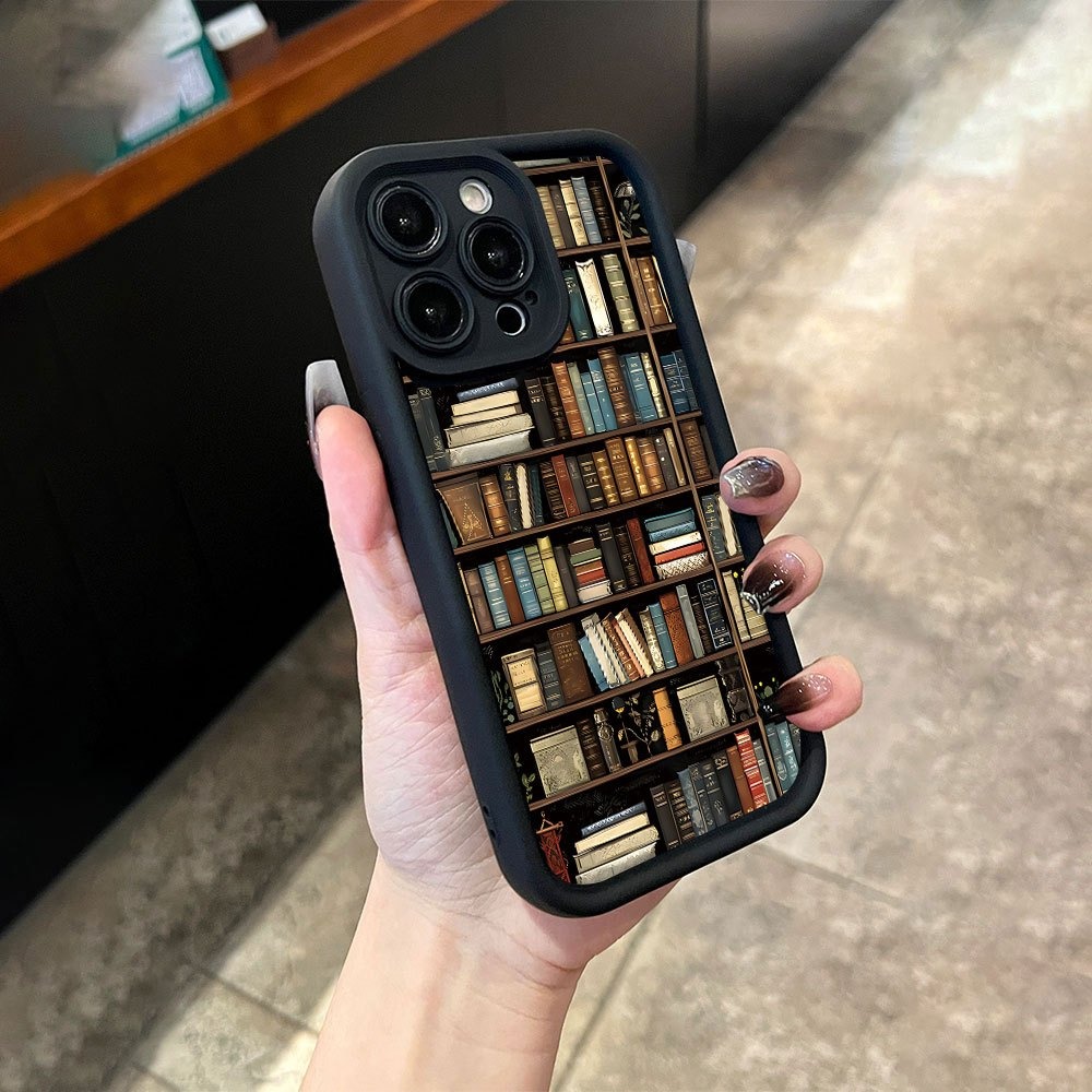 本棚風クリエイティブパターンのiPhoneケース iPhon - Phone Cases Xr Iphone のレビューと価格