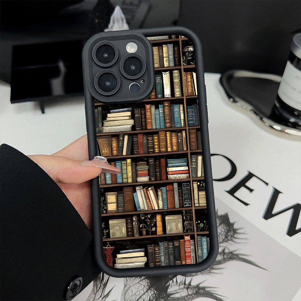 本棚風クリエイティブパターンのiPhoneケース iPhon - Phone Cases Xr Iphone のレビューと価格