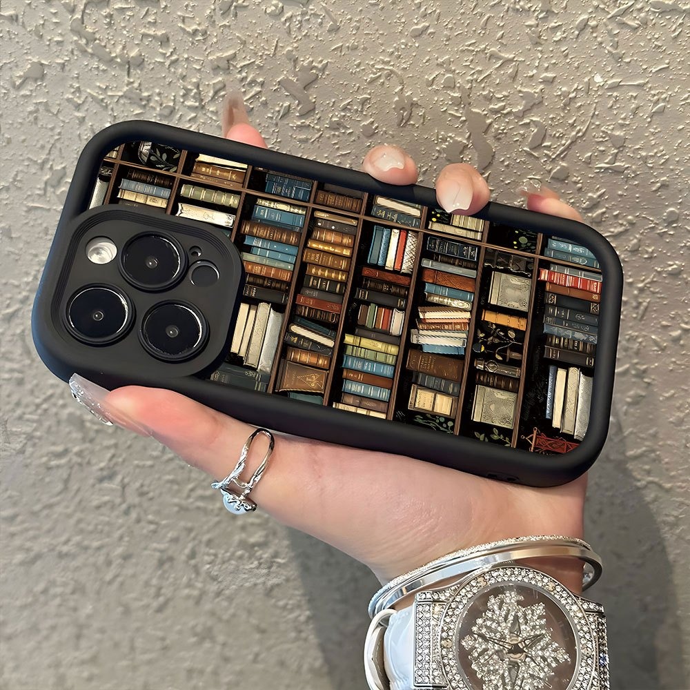 本棚風クリエイティブパターンのiPhoneケース iPhon - Phone Cases Xr Iphone のレビューと価格