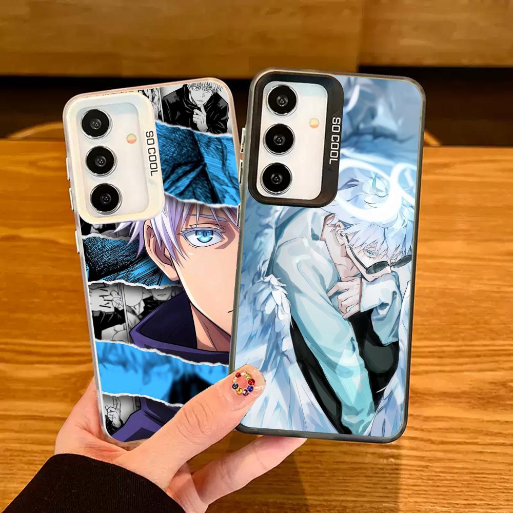 呪術廻戦 五条悟 スマホケース IMD カラフルシルバー S - Phone Cases Jujutsu Kaisen のレビューと価格